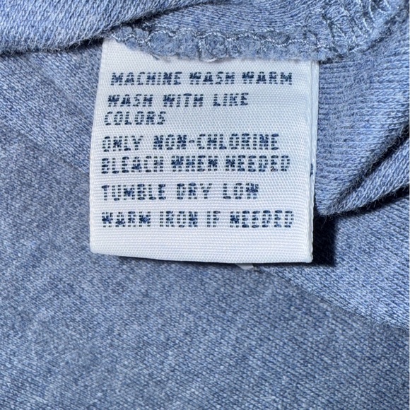 Polo Ralph Lauren Long Sleeve Polo Shirt Men’s Size- Large Blue Cotton Gold Pony - Picture 4 of 9